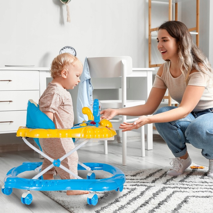 JEŹDZIK CHODZIK DLA DZIECI REGULACJA WYSOKOŚCI Z BLOKADĄ DO NAUKI CHODZENIA