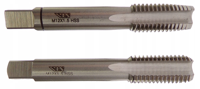GWINTOWNIK 12x1,5 RĘCZNY DROBNOZWOJNY M12x1,5 HSS VIS
