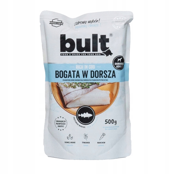 BULT Mokra karma dla psa Mix smaków 12x500g