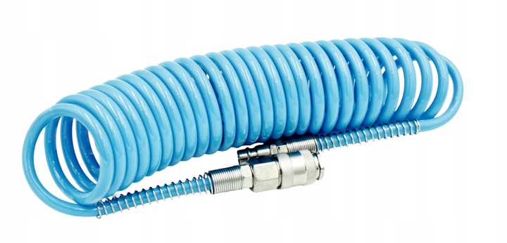 Wąż spiralny pneumatyczny 8mm POLIURETAN przewód do kompresora 10 metrów