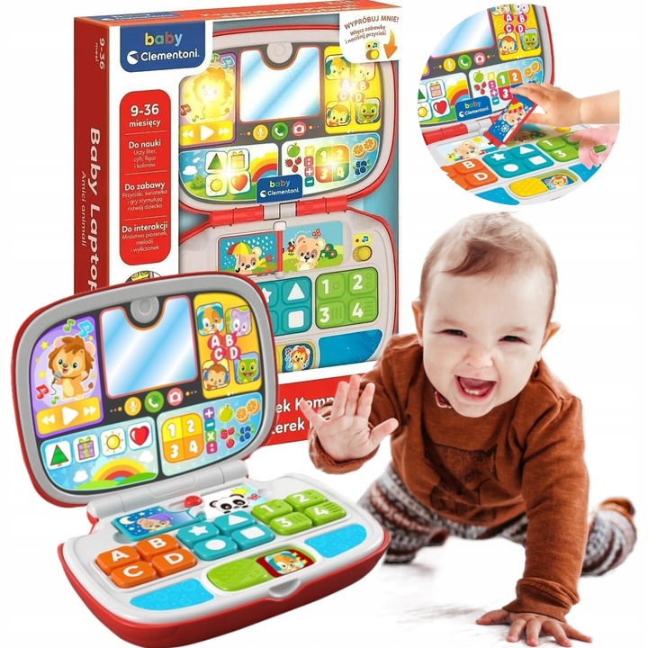 KACPEREK KOMPUTEREK INTERAKTYWNY LAPTOP DZIECIĘCY