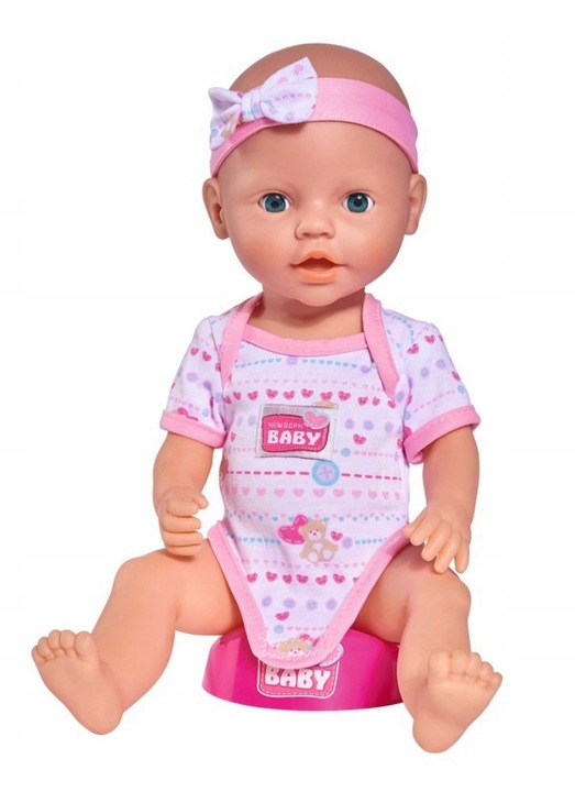 SIMBA NEW BORN BABY LALKA FUNKCYJNA PIJE SIKA 43CM