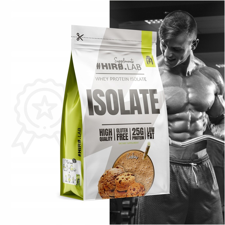 Izolat Białka BIAŁKO 700 g wpi Whey Protein Isolate Ciastko ISO HIRO