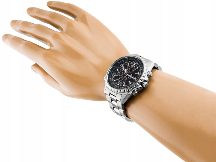 MĘSKI ZEGAREK CASIO EF-527D-1AVEF 100M STOPER DATA