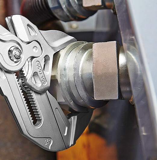 Szczypce nastawne 180 mm płaskie regulowane chromowane super jakość