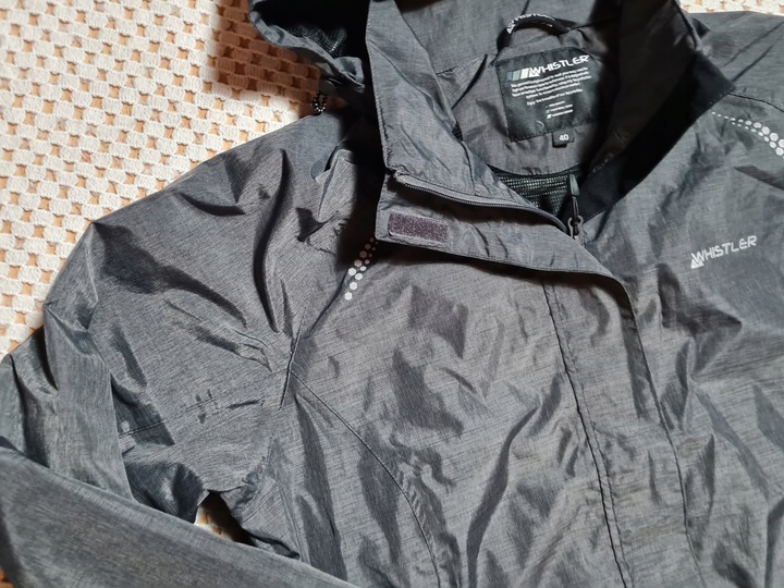WHISTLER komplet przeciwdeszczowy ortalionowa kurtka/spodnie/podszewka r.40