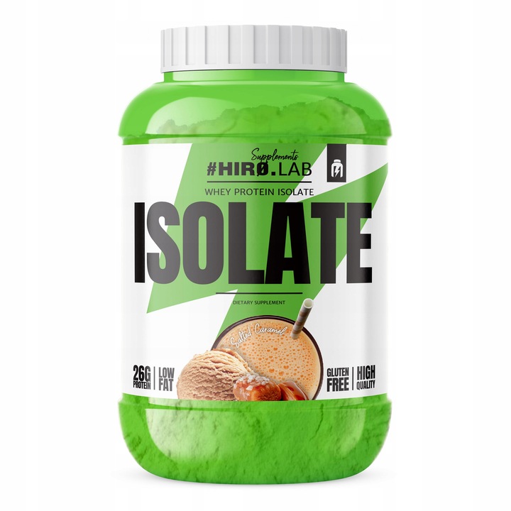 Izolat Białka BIAŁKO 1800 g wpi iso Whey Protein Isolate SŁONY KARMEL HIRO