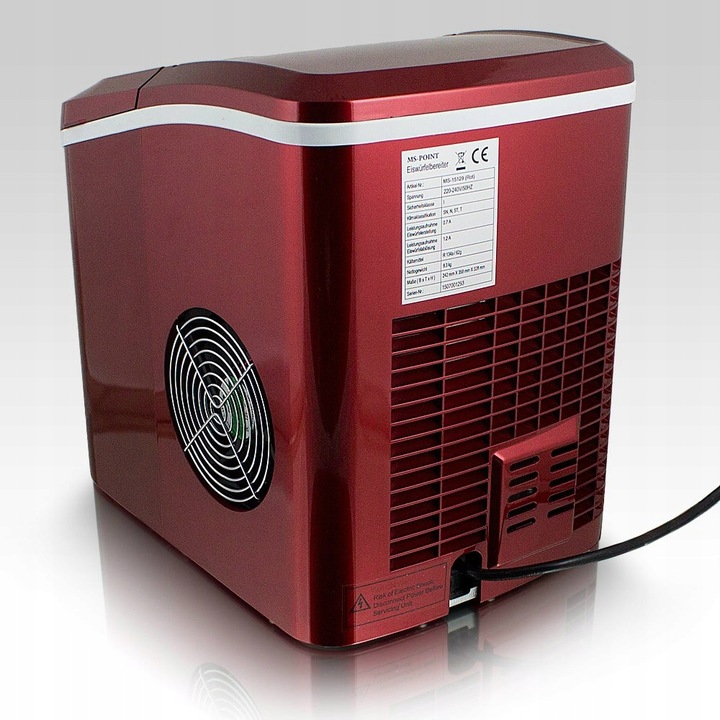 KOSTKARKA CZERWONA MASZYNKA DO LODU DOMOWA