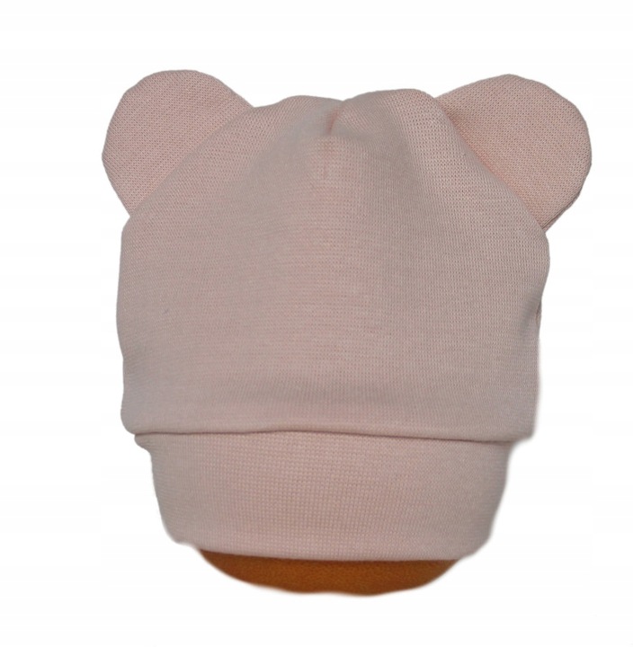 BAWEŁNIANE CZAPECZKI DLA NOWORODKÓW kolory MISIE