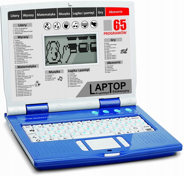 KOMPUTER LAPTOP 65 PROGRAMÓW 20189