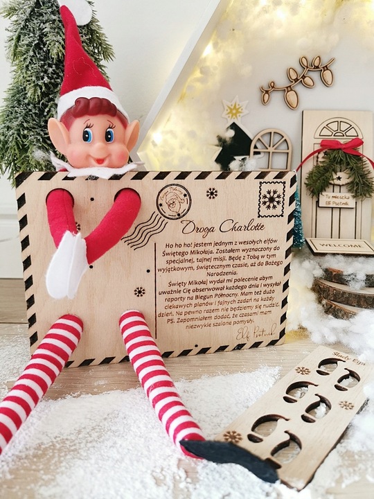 ELF PSOTNIK maskotka on behaving badly zabawa krasnal skrzat figurka