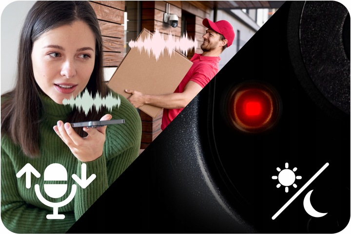 Kamera Zewnętrzna Obrotowa WiFi 8MPx 8MP 4K UHD AUDIO APLIKACJA 4XZOOM