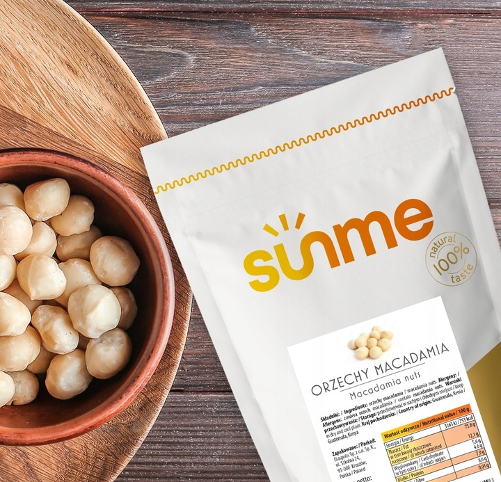 ORZECHY MAKADAMIA 1kg Naturalne Orzechy Macadamia 1000 g Jakość