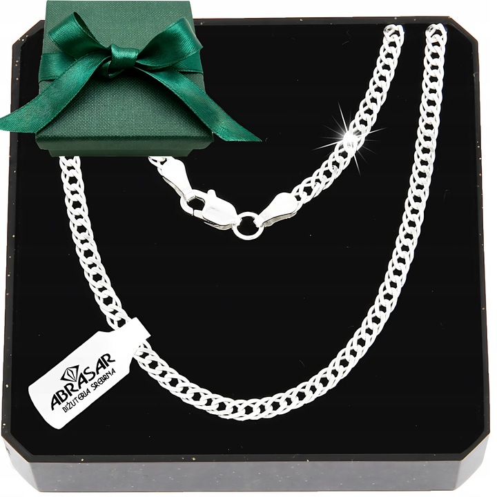 ŁAŃCUSZEK SREBRNY MĘSKI ROMBO 030/50cm SREBRO 925 DLA NIEGO NA PREZENT