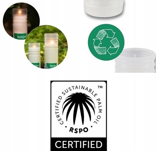 Wkłady do zniczy olejowe Bolsius RC6 110h 20 sztuk