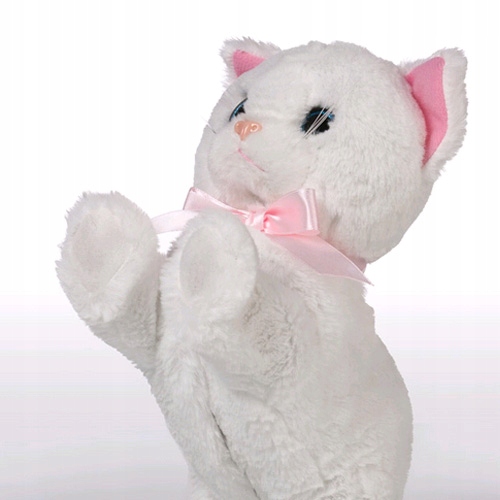 Interaktywny kotek reaguje na dźwięk i dotyk 6 funkcji miauczy siada śpiewa