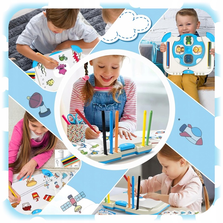 TABLICA Do Rysowania Podświetlana PULPIT LED Tablet Rzutnik SZABLONY MAZAKI