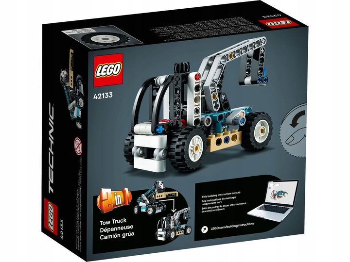 LEGO TECHNIC 42133 ŁADOWARKA TELESKOPOWA zestaw klocków dla dzieci +7 lat