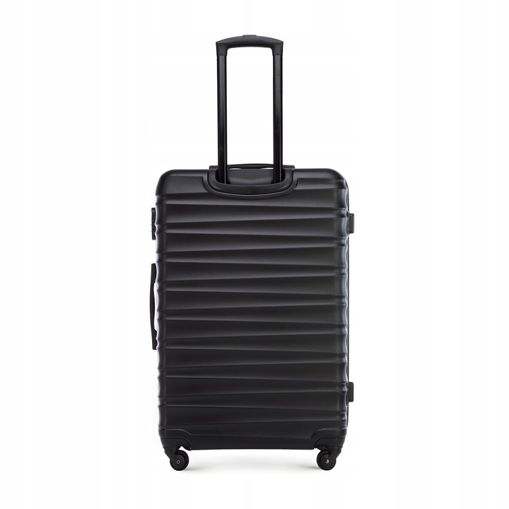WITTCHEN duża walizka z ABS-u żebrowana czarna