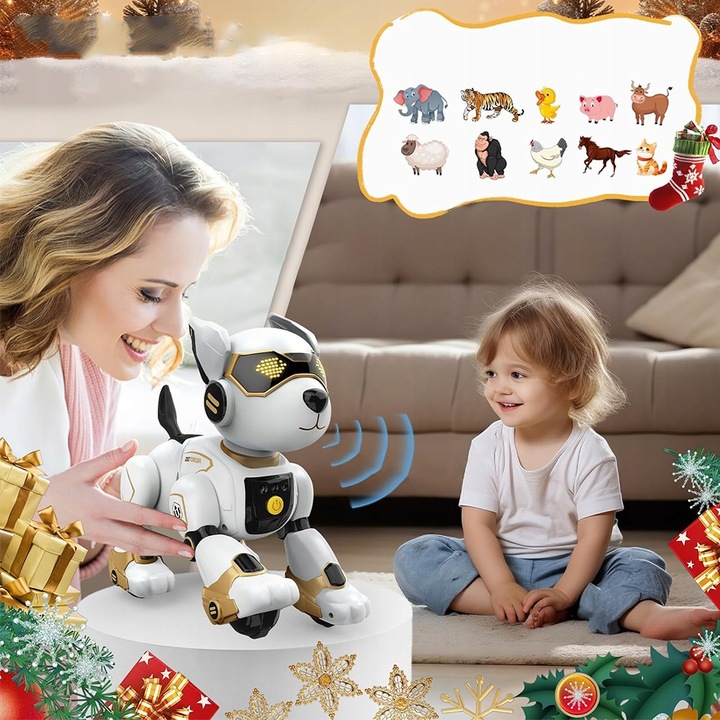 ROBOT PIES ZDALNIE STEROWANY INTERAKTYWNY DO ŚPIEWANIA I TAŃCZENIA