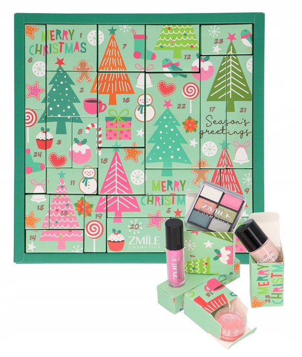 Kalendarz Adwentowy PUZLE Pinetrees 24 kosmetyków
