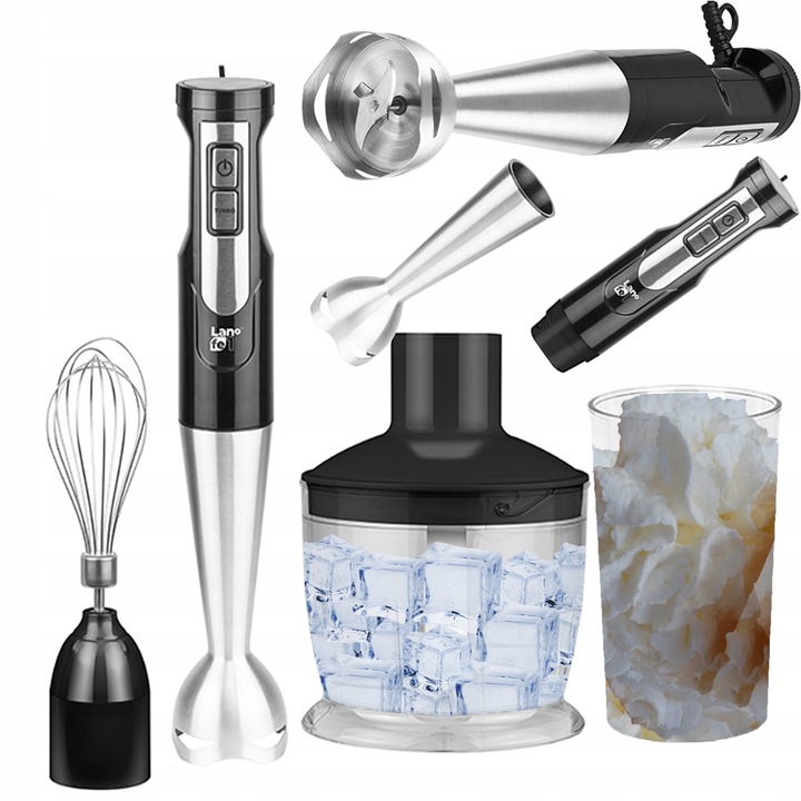 BLENDER RĘCZNY MIKSER WIELOFUNKCYJNY ROBOT TURBO