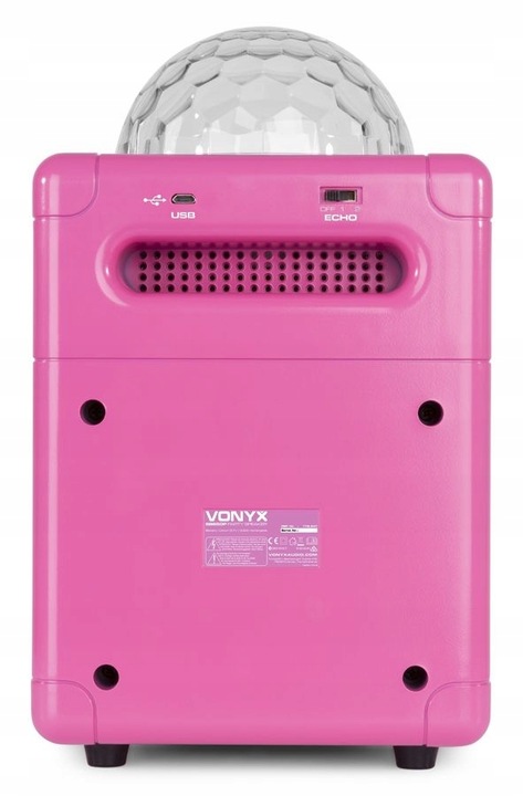 GŁOŚNIK BLUETOOTH LED RGB 50W+ MIKROFON KARAOKE