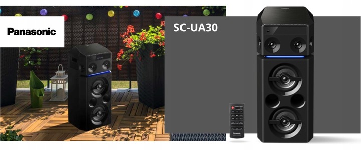 Panasonic UA30 Głośnik Bluetooth Karaoke USB FM
