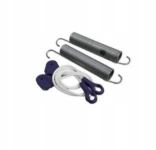 Kpl. sprężyn i linek zawiasu drzwi zmywarki Beko