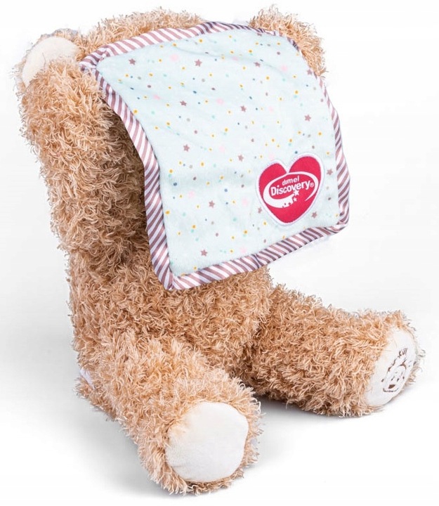 Dumel INTERAKTYWNY MIŚ ZABAWA w A-kuku PLUSZAK ma RUCHOME ŁAPKI i PYSZCZEK