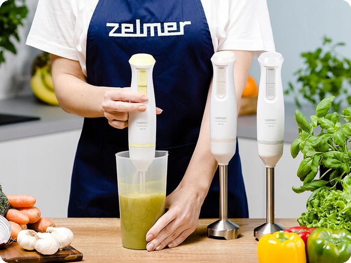 Blender ręczny BARDZO MOCNY ZELMER ZHB4561S 800W Pulsar Deluxe