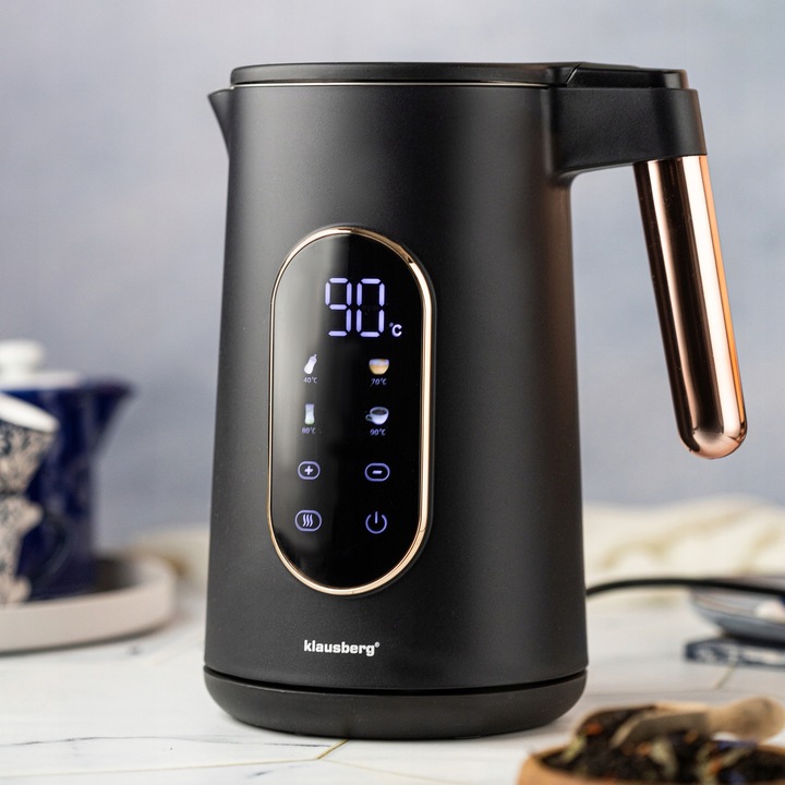 Czajnik elektryczny 1.7L z regulacją temperatury panel sterowania dotyk LCD