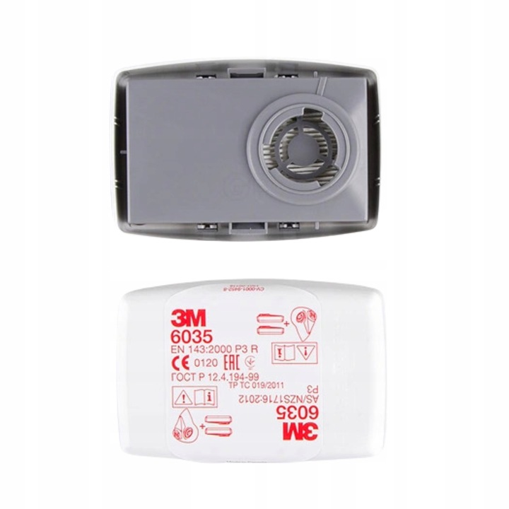 MASKA PÓŁMASKA PRZECIWPYŁOWA KOMPLETNA +FILTR P3 3M ORYGINAŁ