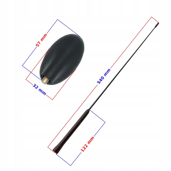 Antena FORD FOCUS MK1 MK2 KUGA C-MAX FIESTA FUSION KA dachowa