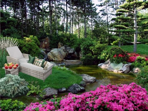 Technorattan Leżak Ogrodowy +Stolik MEBLE E1049