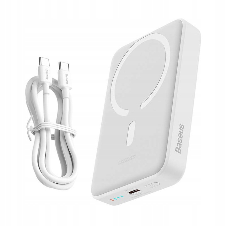 BASEUS MINI MAGNETYCZNY POWERBANK MAGSAFE 10000MAH ŁADOWANIE INDUKCYJNE 30W
