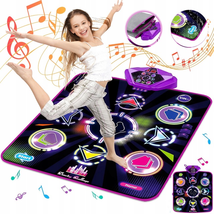 MATA DO TAŃCZENIA MUZYCZNA TANECZNA DLA DZIECI GRA INTERAKTYWNA TAŃCA ZABAW