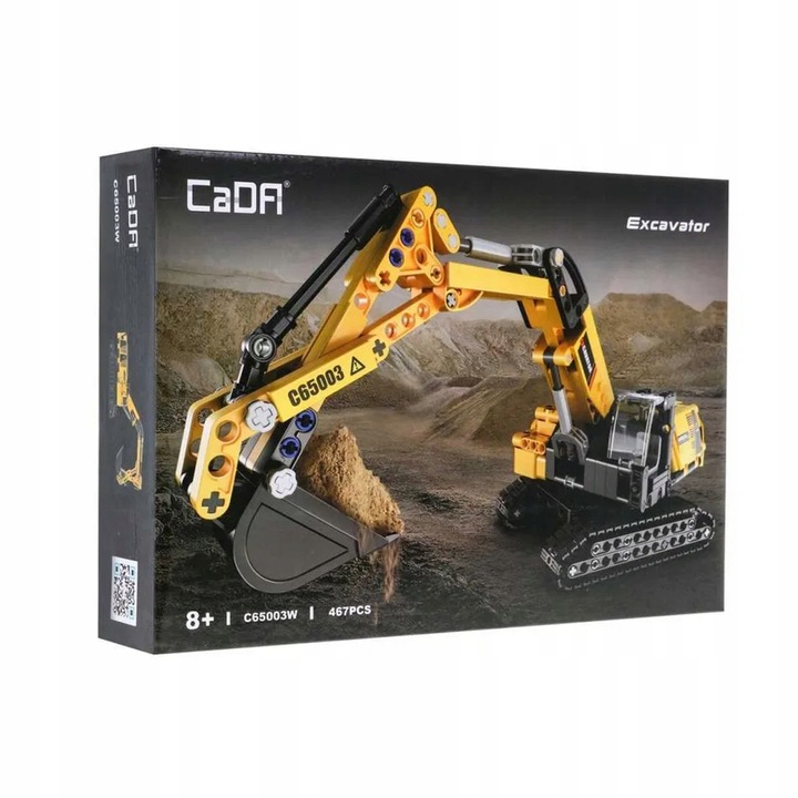 KLOCKI KONSTRUKCYJNE POJAZD BUDOWLANY KOPARKA 467