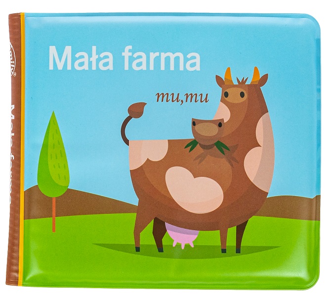 Miękka książeczka do kąpieli z piszczkiem Mała Farma