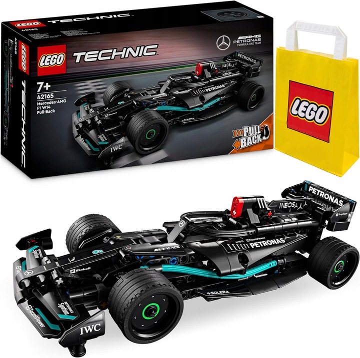 LEGO TECHNIC 42165 Mercedes-AMG F1 W14 E Performance Pull-Back torba