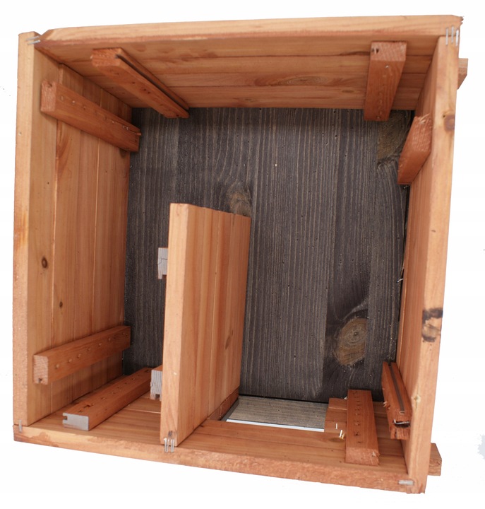 Domek dla jeży budka lęgowa dla jeża z drewna KLJ2