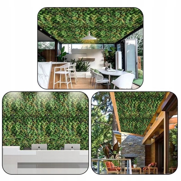 Siatka Maskująca Wojskowa Ogrodowa 3x5 Kamuflaż