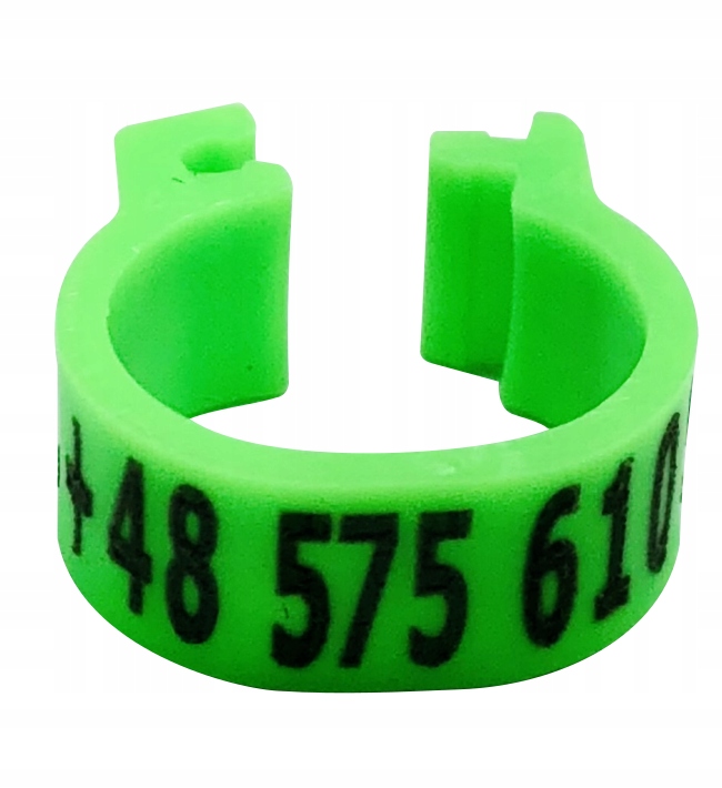 Znaczniki dla gołębi z numerem telefonu 50szt 8x5