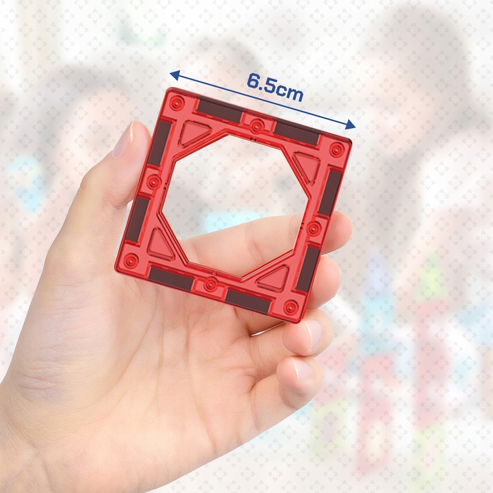 Klocki Magnetyczne Święcący Tor Kulkowy 110 Elementów Kulodrom Zestaw