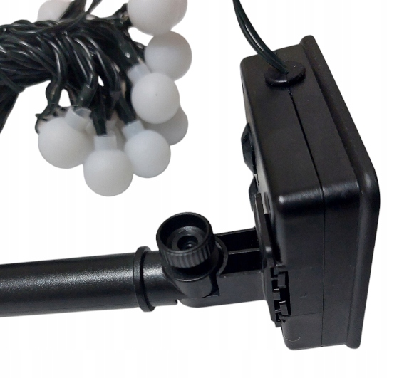 LAMPKI CHOINKOWE NA SOLAR SOLARNE KULKI MULTIKOLOR PROGRAMATOR