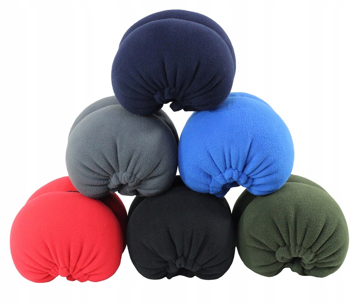 Poduszka turystyczna zagłówek podróżna antyalergiczna miękka polarowa SYLO