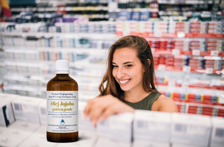 BIO olej JOJOBA zimnotłoczony redukuje zmarszczki