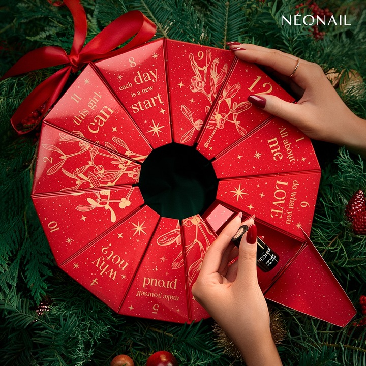NeoNail Zestaw Prezentowy, Kalendarz Adwentowy 2023, 12 Okienek