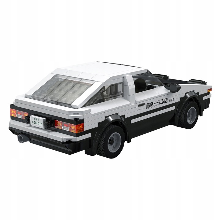 KLOCKI KONSTRUKCYJNE CADA BIAŁE ZDALNIE STEROWANY TOYOTA AE86 INITIAL-D RC