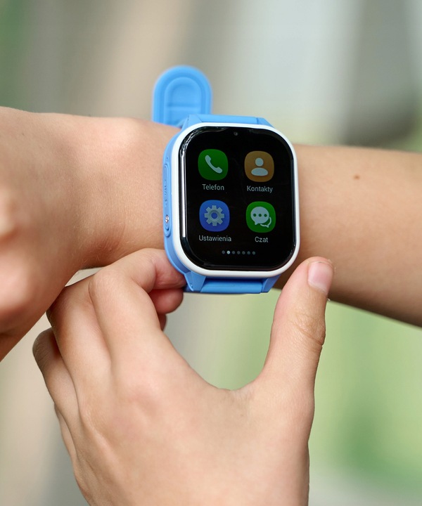 Smartwatch dziecięcy Garett Kids Sun Ultra 4G Blue POLSKA FIRMA